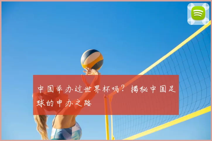 中国举办过世界杯吗？揭秘中国足球的申办之路