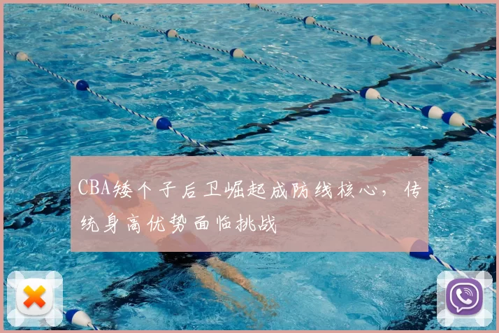 CBA矮个子后卫崛起成防线核心，传统身高优势面临挑战