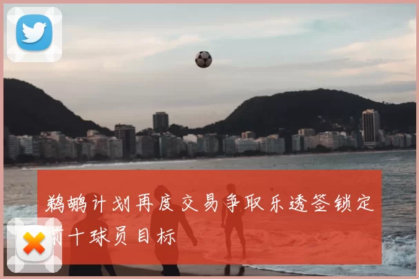 鹈鹕计划再度交易争取乐透签锁定前十球员目标