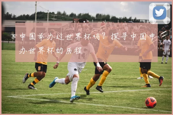 中国举办过世界杯吗？探寻中国申办世界杯的历程